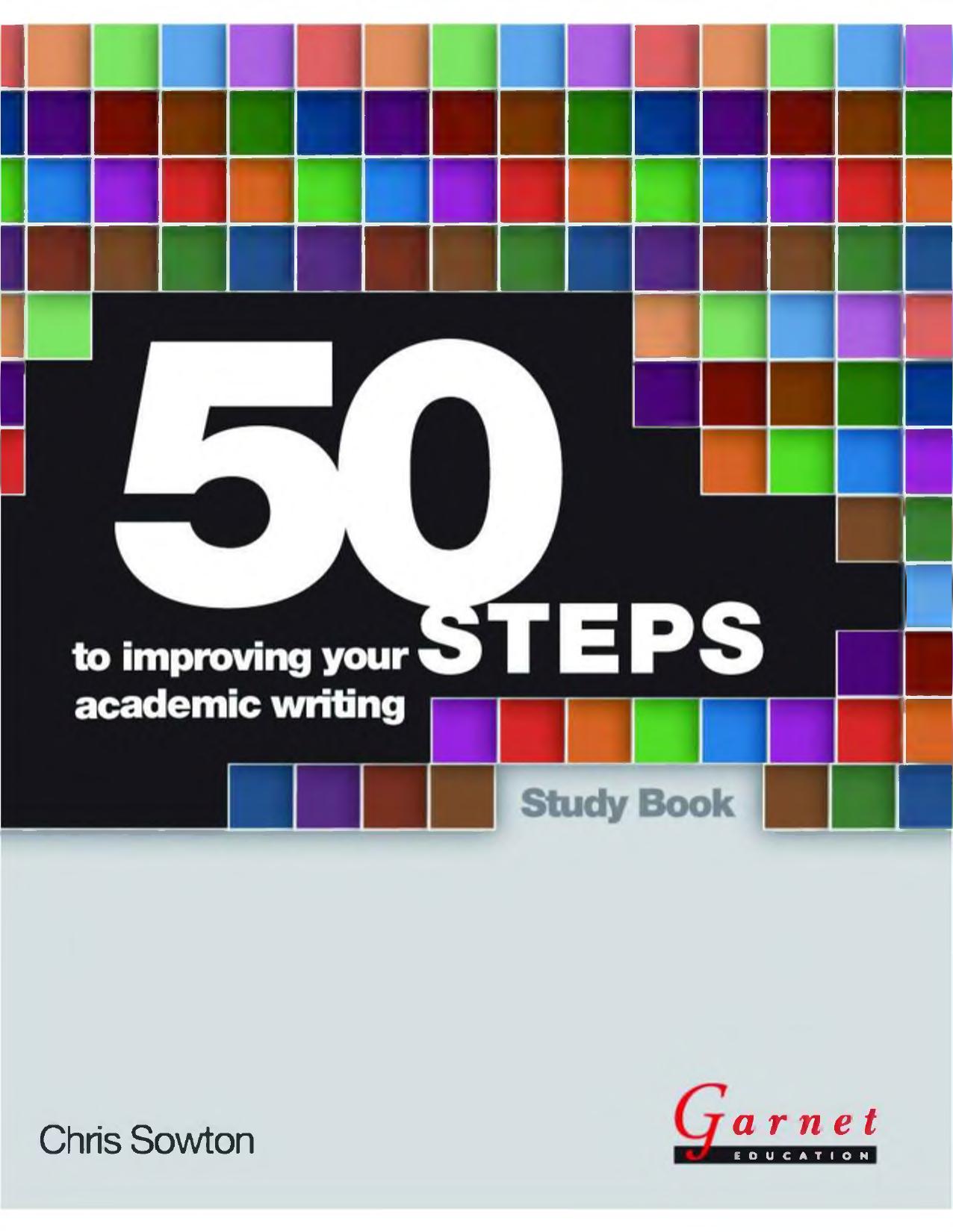 50 Steps to Improving Your Academic Writing