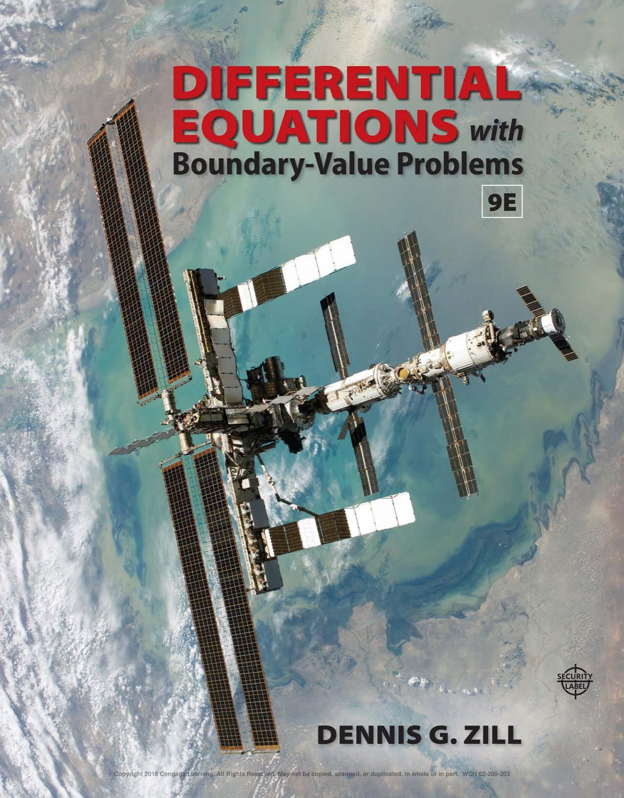 Differential Equations with Boundary Value Problems, 9th ed.