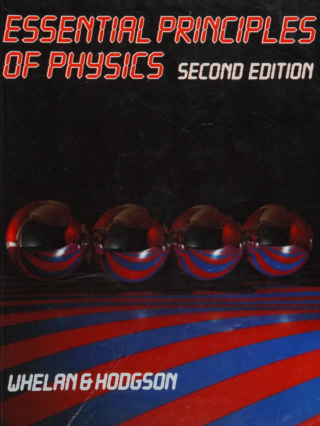 Essential principles of physics