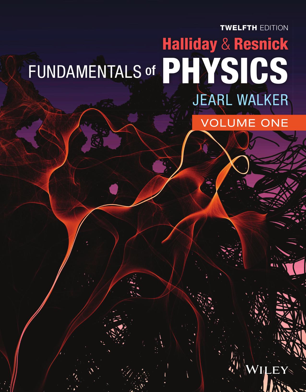 Fundamentals of Physics, Volume 1, 12th Edition